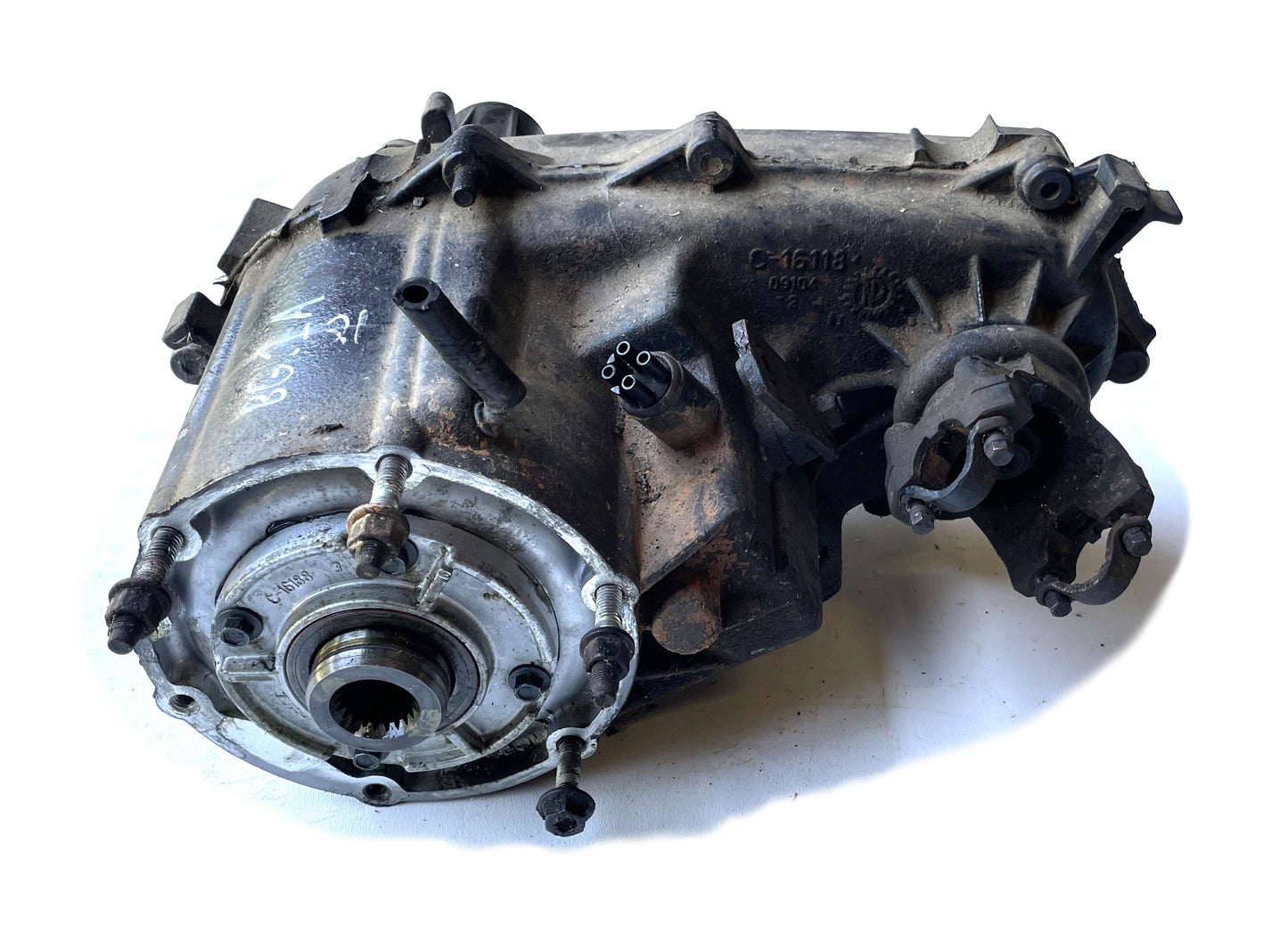 Caja de transferencia Jeep YJ NP 231 compatible con Wrangler manual de 4 cilindros de 87 a 95, 21 estrías 