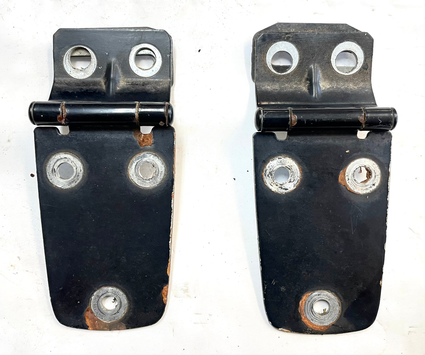 Jeep TJ hood hinges with bolts n shims black factory hinge fits 97-06 Wrangler