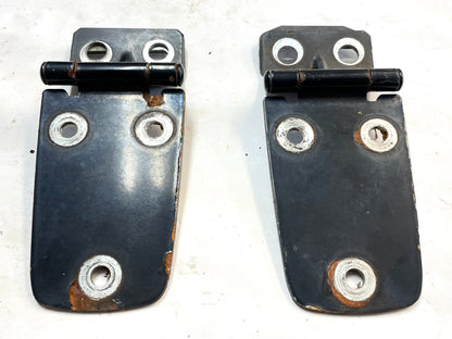 Jeep TJ hood hinges with bolts n shims black factory hinge fits 97-06 Wrangler