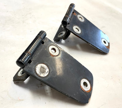 Jeep TJ hood hinges with bolts n shims black factory hinge fits 97-06 Wrangler