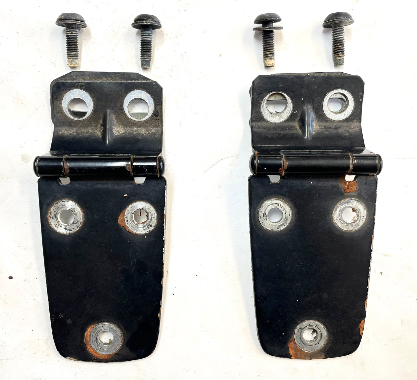 Jeep TJ hood hinges with bolts n shims black factory hinge fits 97-06 Wrangler