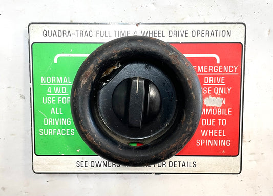 Jeep Quadratrac Emergency Drive Glove box switch 4x4 J10 Cherokee Wagoneer CJ7