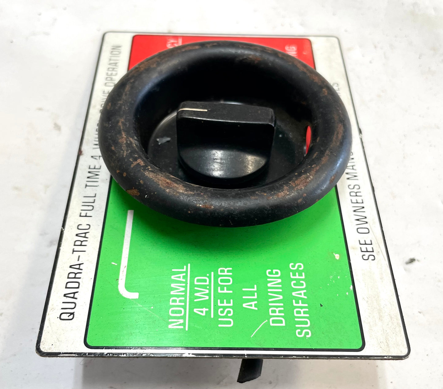 Jeep Quadratrac Emergency Drive Glove box switch 4x4 J10 Cherokee Wagoneer CJ7