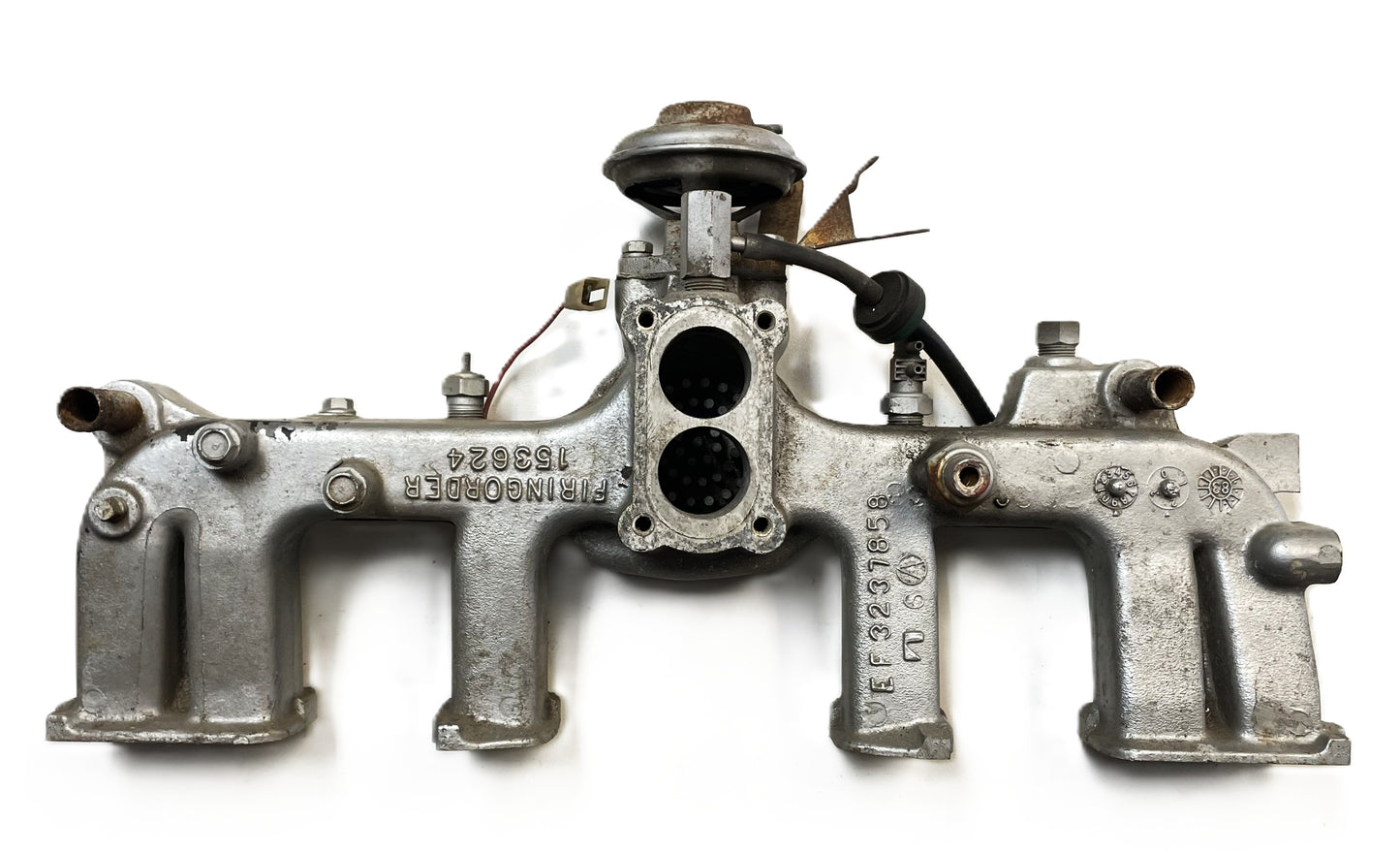 Jeep 4.2 intake manifold YJ CJ5 CJ7 CJ8 2 barrel aluminum AMC 258 EF3237858 carb