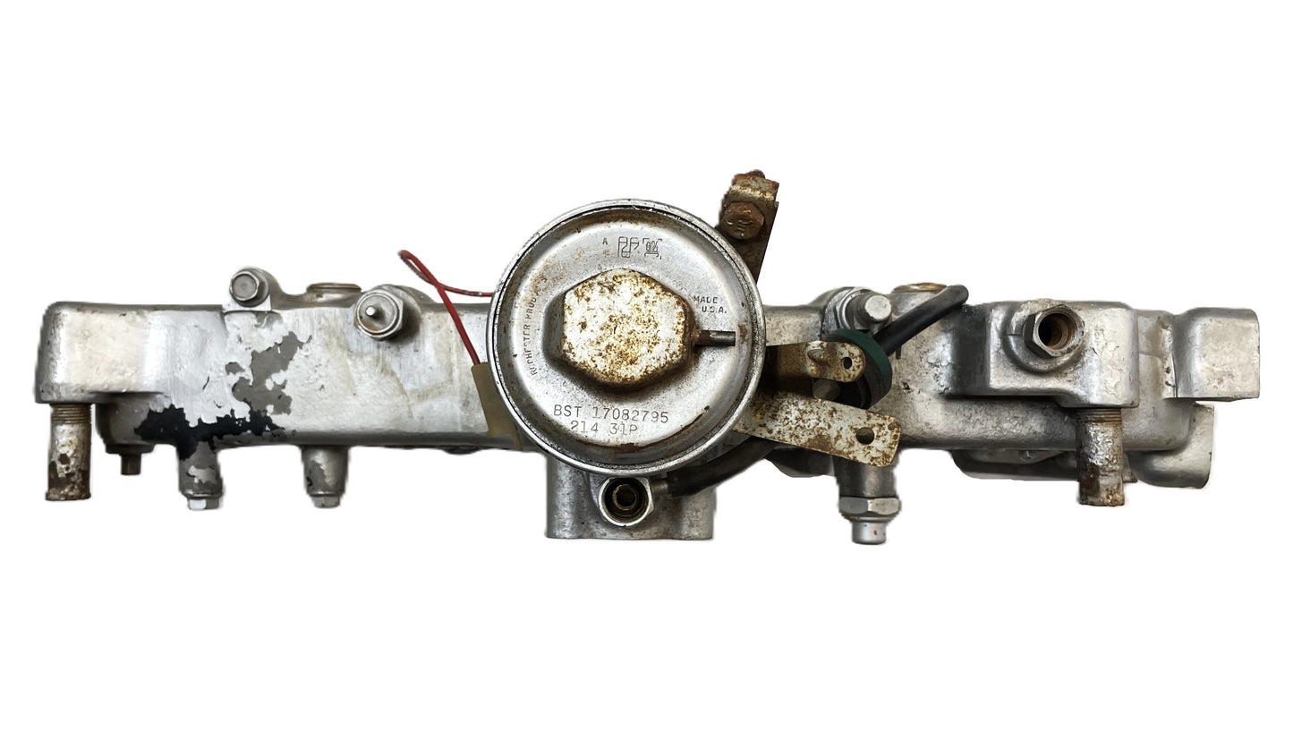 Jeep 4.2 intake manifold YJ CJ5 CJ7 CJ8 2 barrel aluminum AMC 258 EF3237858 carb