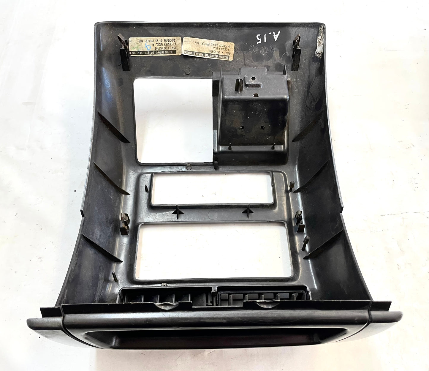 Jeep TJ dash trim center bezel vents vent dark grey AGATE fits 97-02 Wrangler!