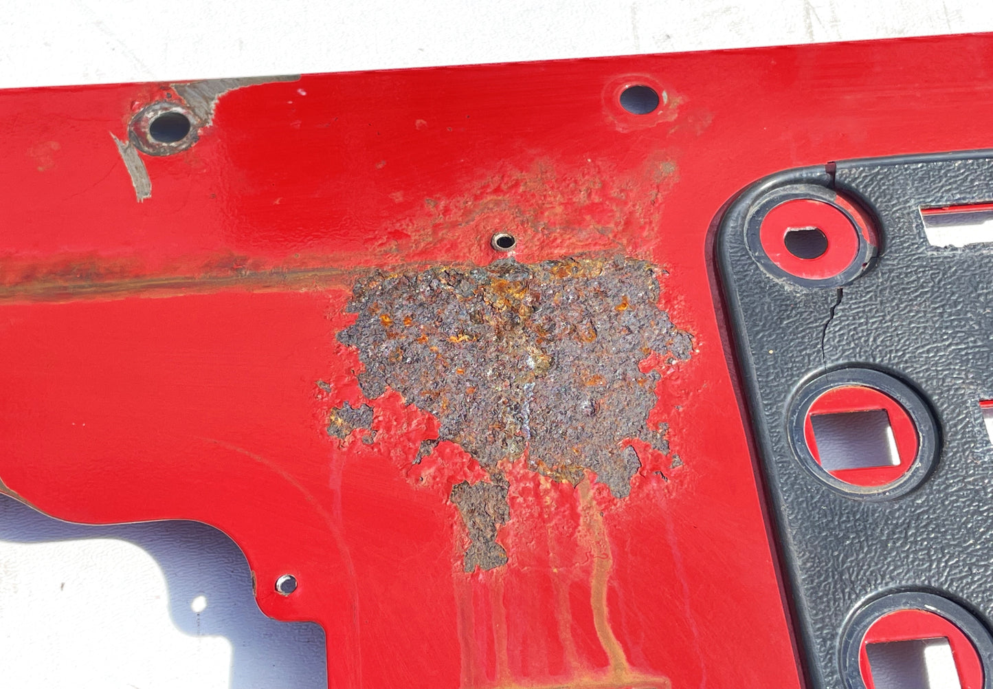 Panel de instrumentos para Jeep CJ, CJ5, CJ7 y CJ8, de metal, rojo, con envío gratis. 