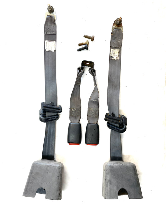 Jeep TJ rear seat belts fit 97-02 Wrangler shoulder belt female buckle back seat