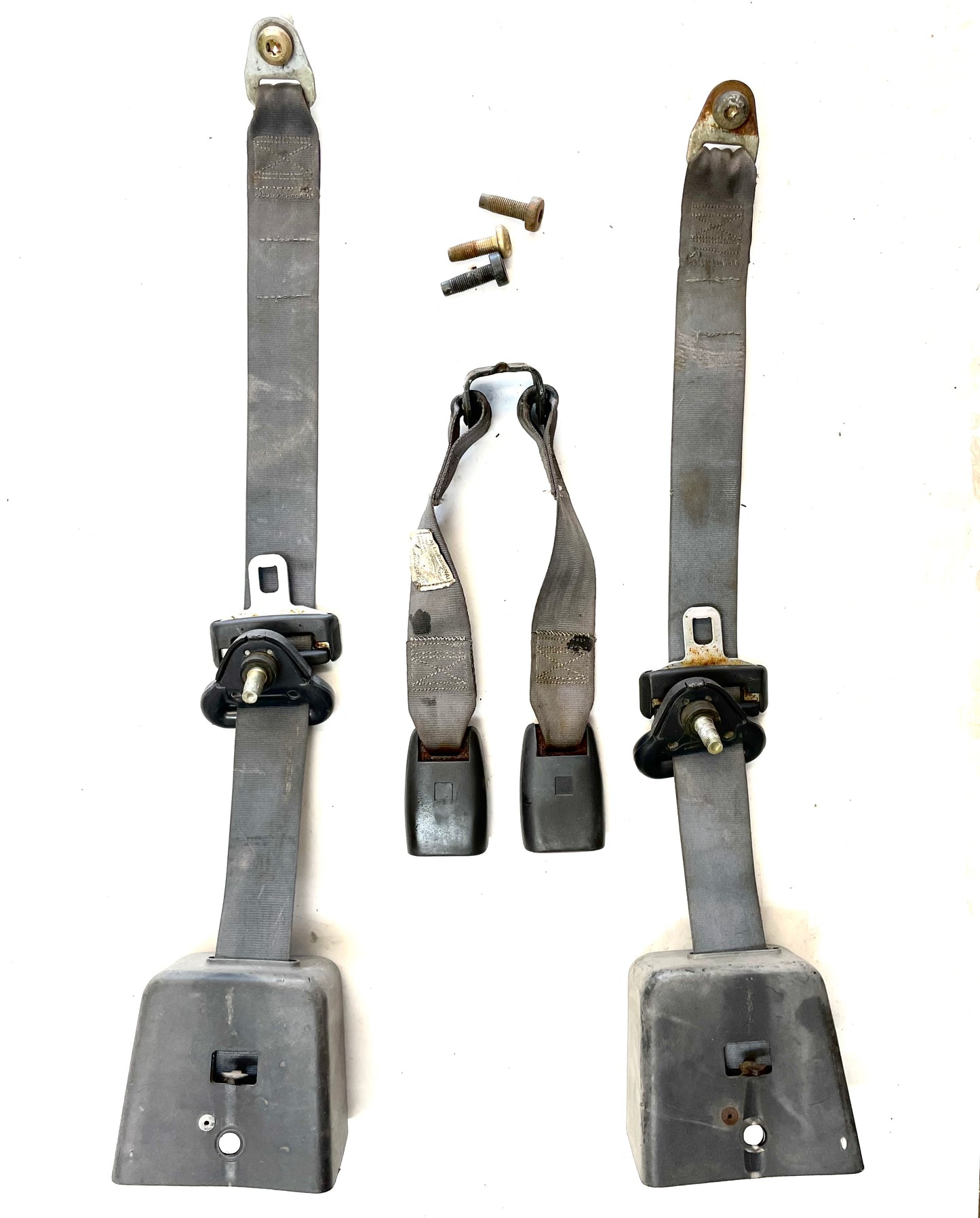 Jeep TJ rear seat belts fit 97-02 Wrangler shoulder belt female buckle back seat