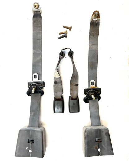 Jeep TJ rear seat belts fit 97-02 Wrangler shoulder belt female buckle back seat