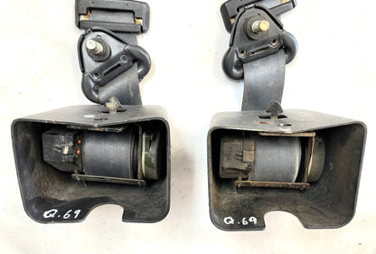 Jeep TJ rear seat belts fit 97-02 Wrangler shoulder belt female buckle back seat