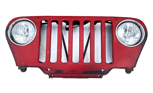 97 only Jeep Wrangler TJ Grill Headlights Grille wiring Red FREE SHIPPING