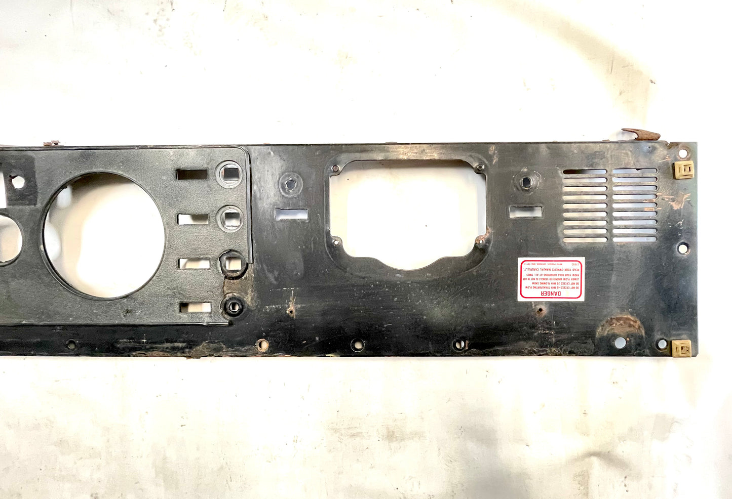 Jeep CJ gauge panel CJ5 CJ7 CJ8 metal dash board gauges FREE SHIPPING Black