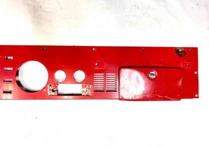 Jeep CJ dash gauge panel CJ5 CJ7 CJ8 AMC metal radio glove box gauges red