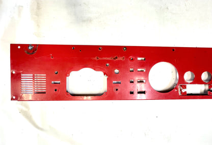 Jeep CJ dash gauge panel CJ5 CJ7 CJ8 AMC metal radio glove box gauges red