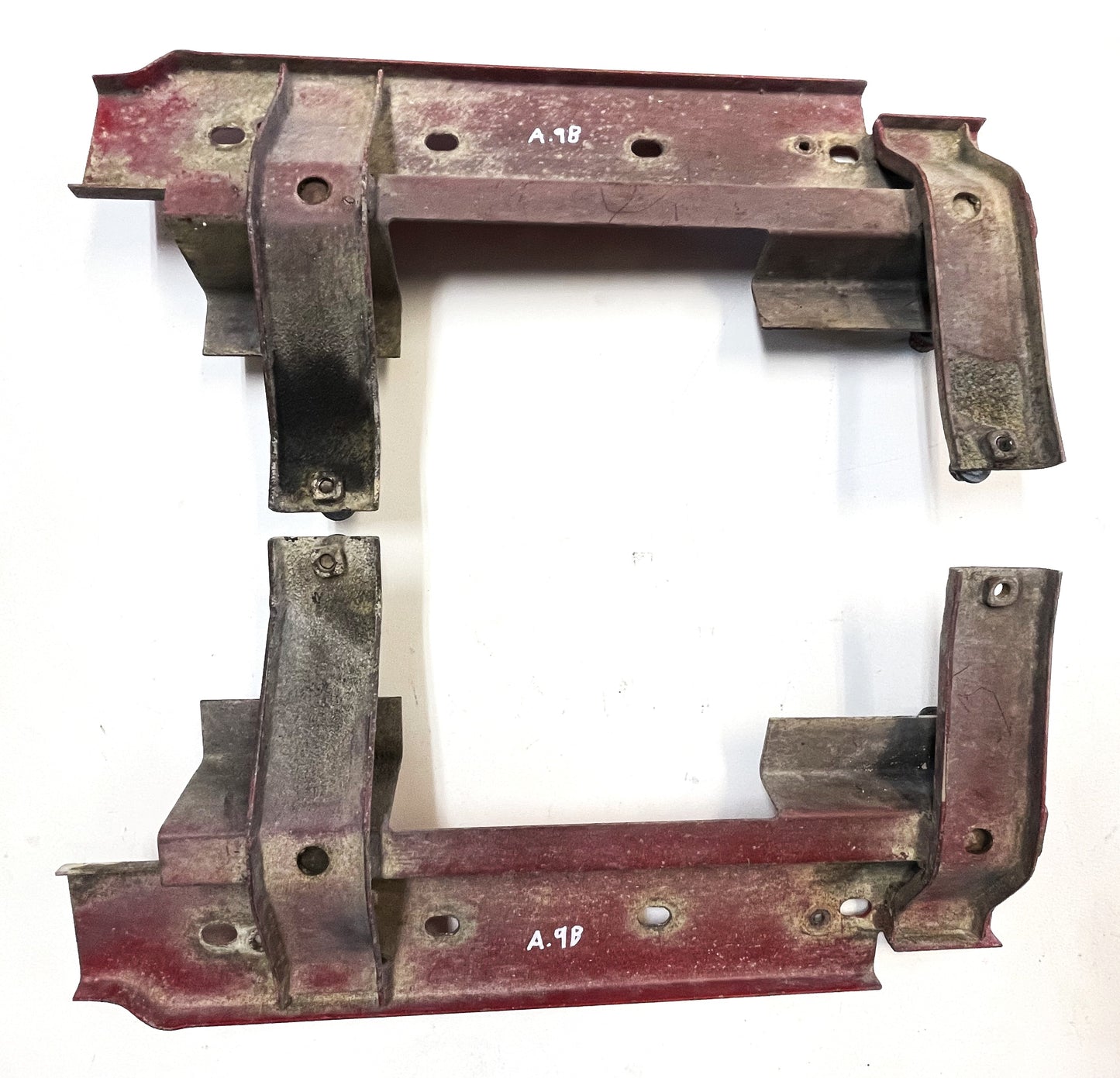 Estribos laterales de metal para Jeep YJ Wrangler, estribo de fábrica, 87-95