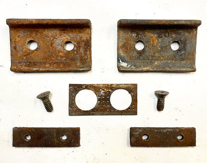 Jeep door striker body slam latch plates 76 77 78 79 80 CJ7 strikers full hard