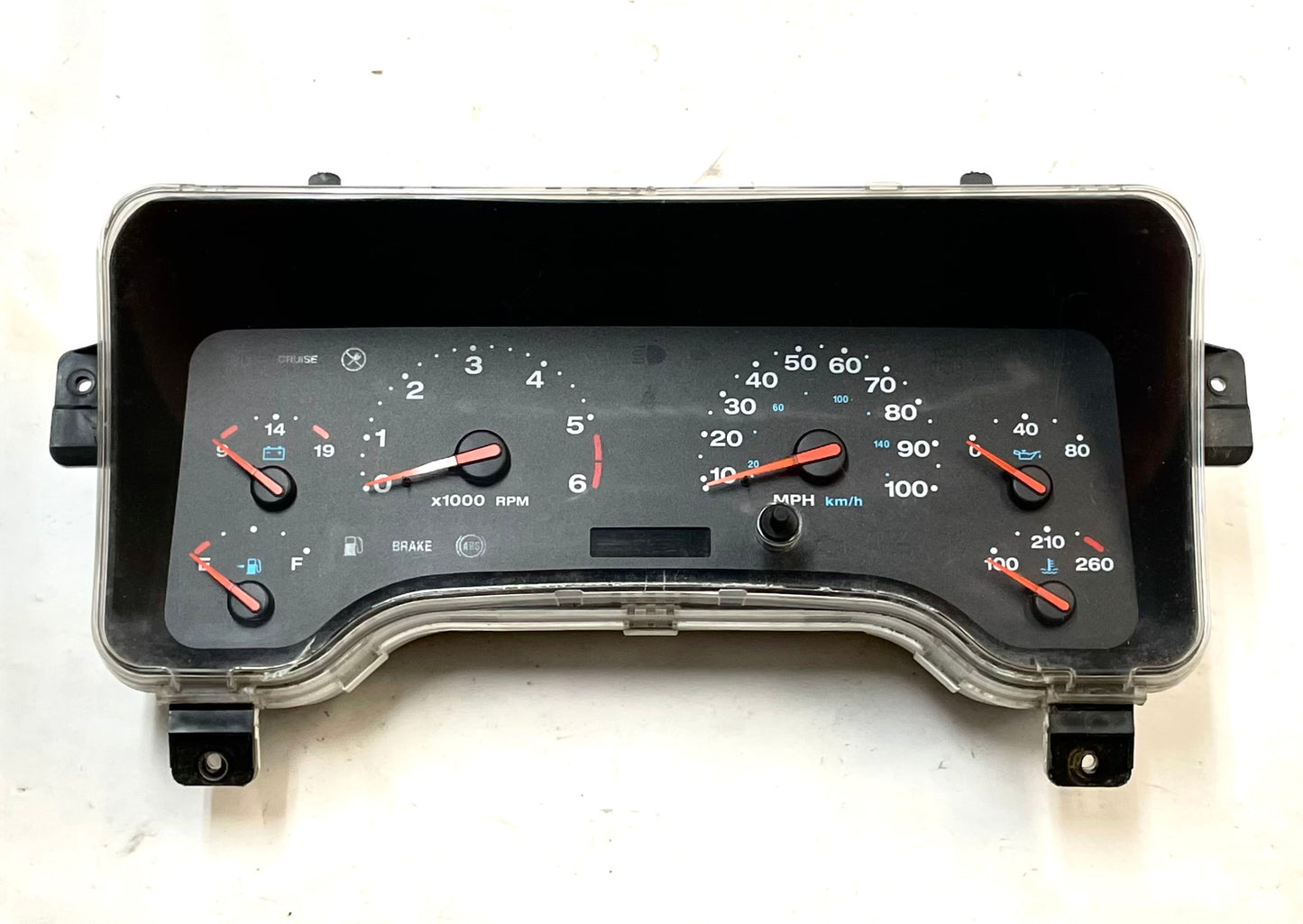 01-02 Jeep TJ Dash cluster gauges 56009170AF Wrangler gauge speedometer 140,000