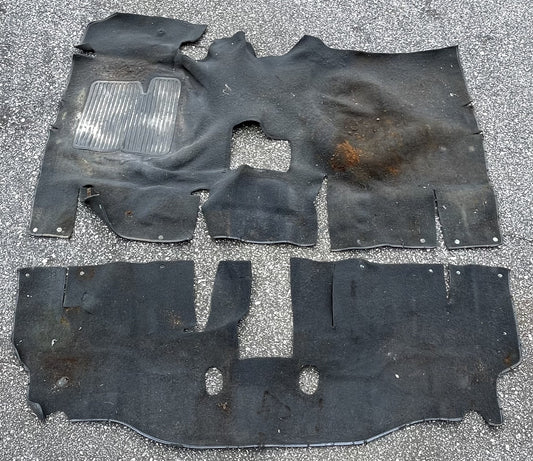 Juego de alfombras delanteras de fábrica Jeep YJ Wrangler Gris ENVÍO GRATIS 