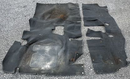 Jeep YJ Wrangler dark Grey factory front carpet set FREE SHIPPING