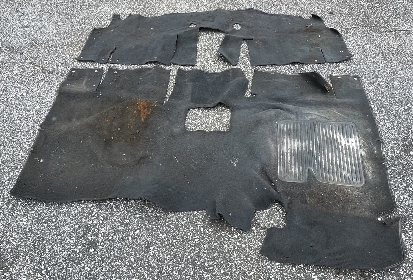Jeep YJ Wrangler dark Grey factory front carpet set FREE SHIPPING