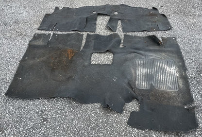 Jeep YJ Wrangler dark Grey factory front carpet set FREE SHIPPING
