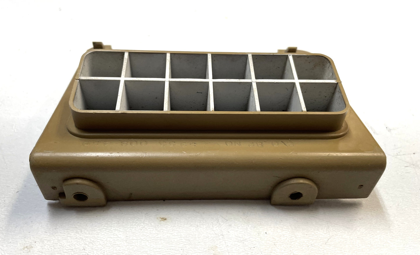Jeep YJ warning light dash trim bezel 87-91 Wrangler trouble lights sand tan