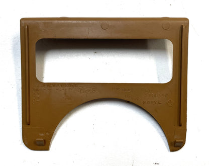 Jeep YJ dash trim warning light bezel plastic cover tan spice 92-95 Wrangler