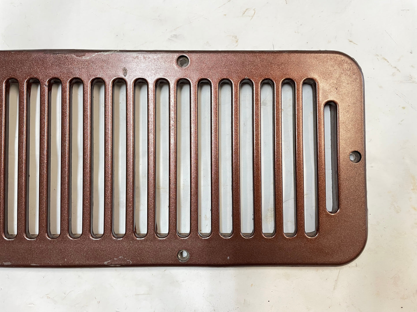 Jeep CJ Cowl Vent 6 hole CJ5 CJ7 fresh air intake plastic fits 78-86 Brown