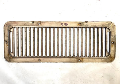 Jeep CJ Cowl Vent 6 hole CJ5 CJ7 fresh air intake plastic fits 78-86 Brown