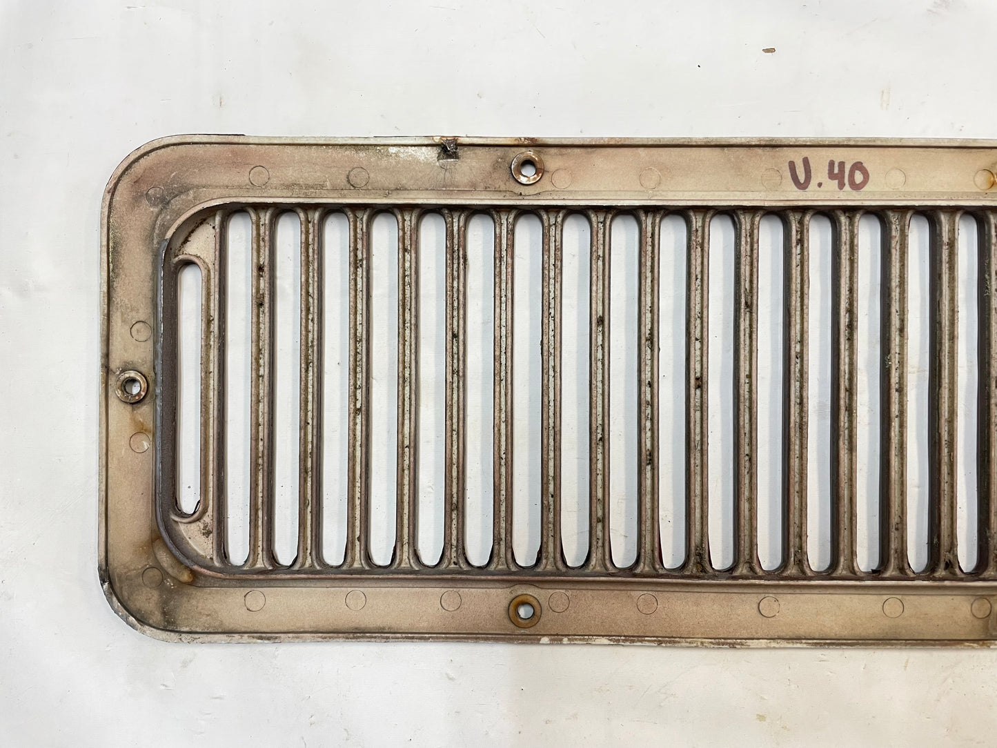 Jeep CJ Cowl Vent 6 hole CJ5 CJ7 fresh air intake plastic fits 78-86 Brown