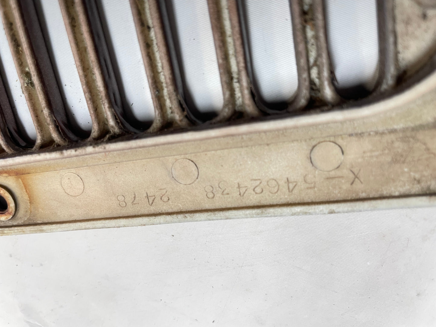 Jeep CJ Cowl Vent 6 hole CJ5 CJ7 fresh air intake plastic fits 78-86 Brown