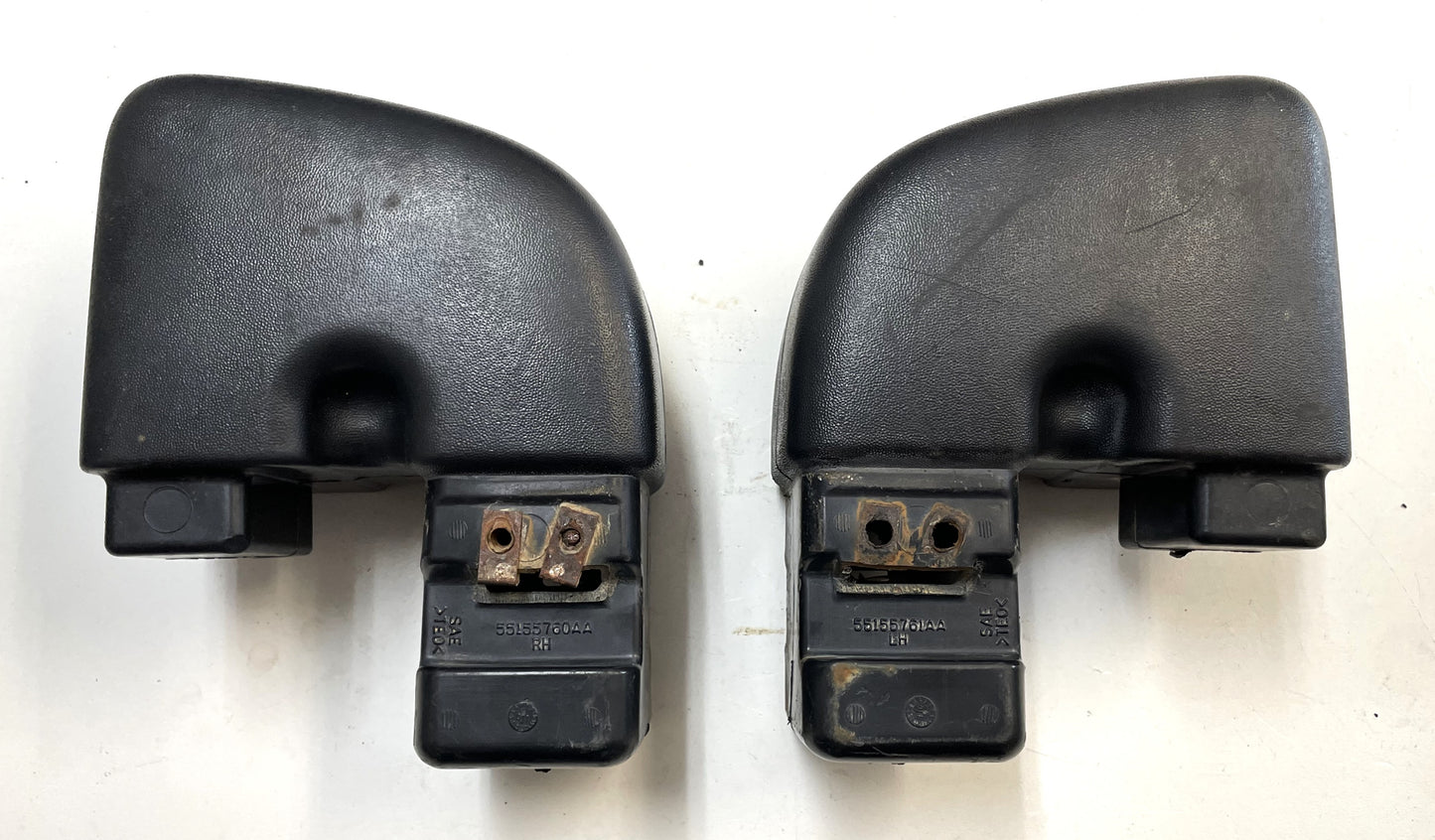 Tapa de extremo de parachoques para Jeep Tj compatible con Tj LJ 97-06 55155760AA extensión trasera derecha