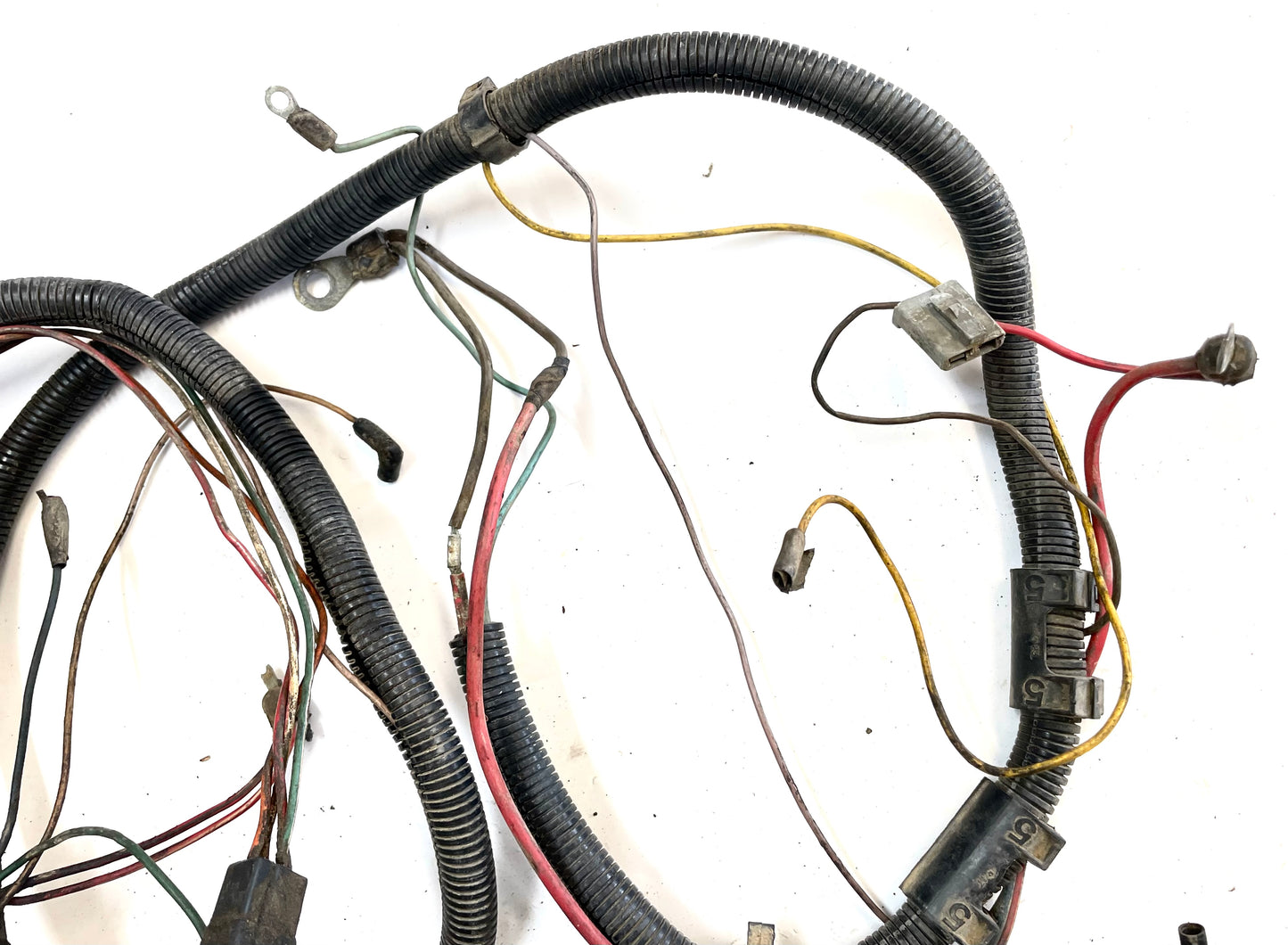 Jeep CJ V8 engine head light wiring harness 76 77 Jeep CJ5 CJ7 wire 304 V8 motor