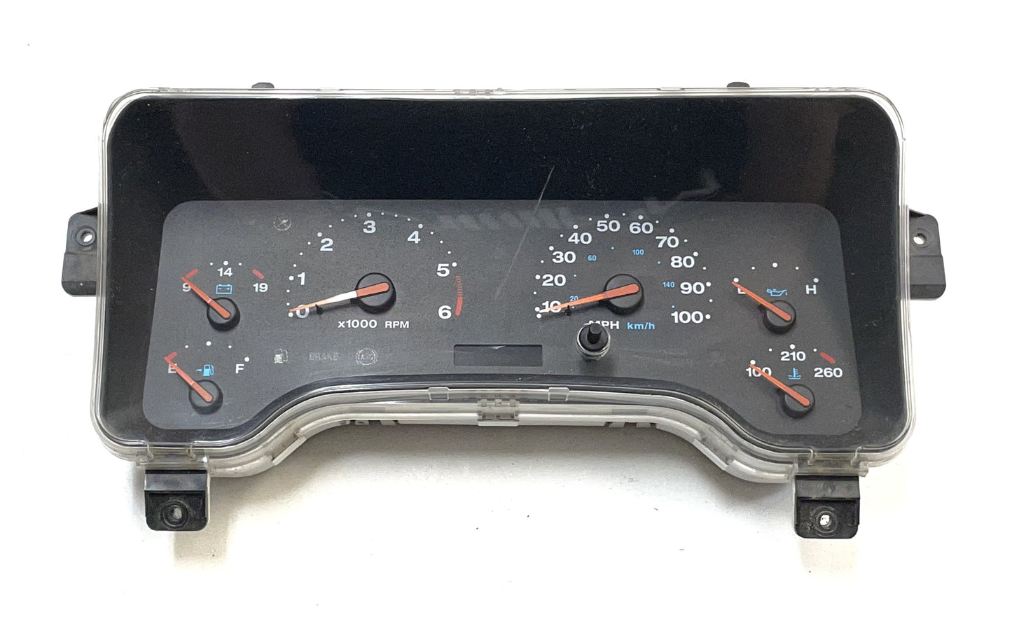 03-04 Jeep TJ Wrangler Gauge Cluster P56047016AB Speedometer Gauges 227,000
