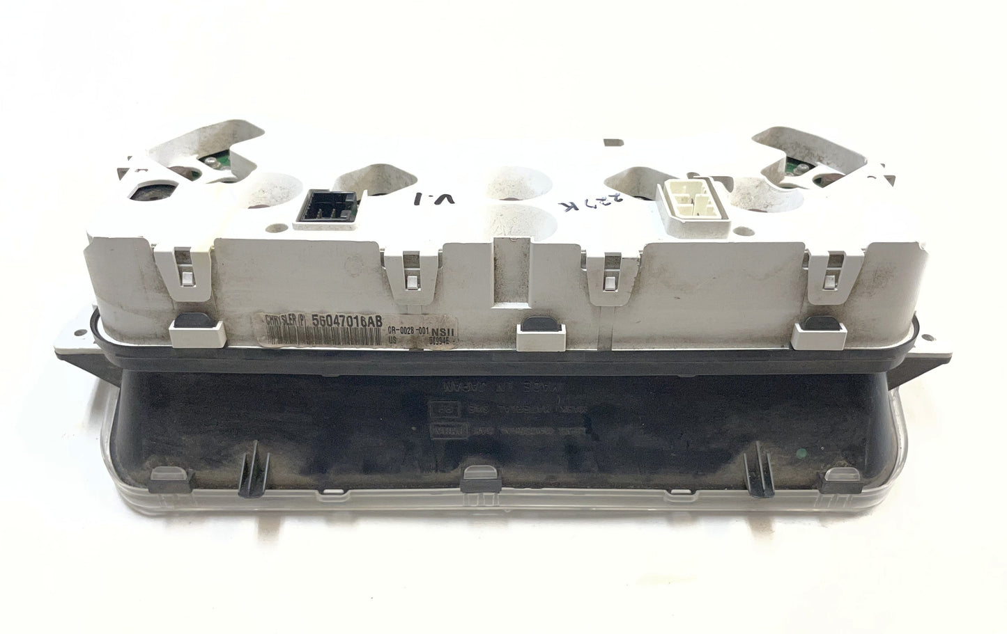 03-04 Jeep TJ Wrangler Gauge Cluster P56047016AB Speedometer Gauges 227,000