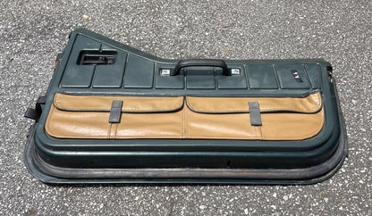 Jeep Wrangler Dark Green Half Doors Sahara YJ CJ7 Factory Steel Door w/ pouches