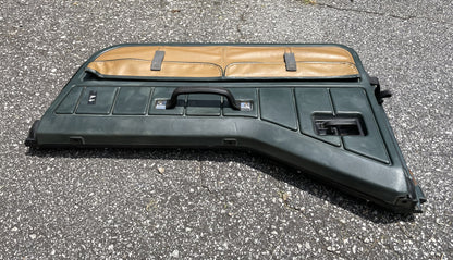 Jeep Wrangler Dark Green Half Doors Sahara YJ CJ7 Factory Steel Door w/ pouches