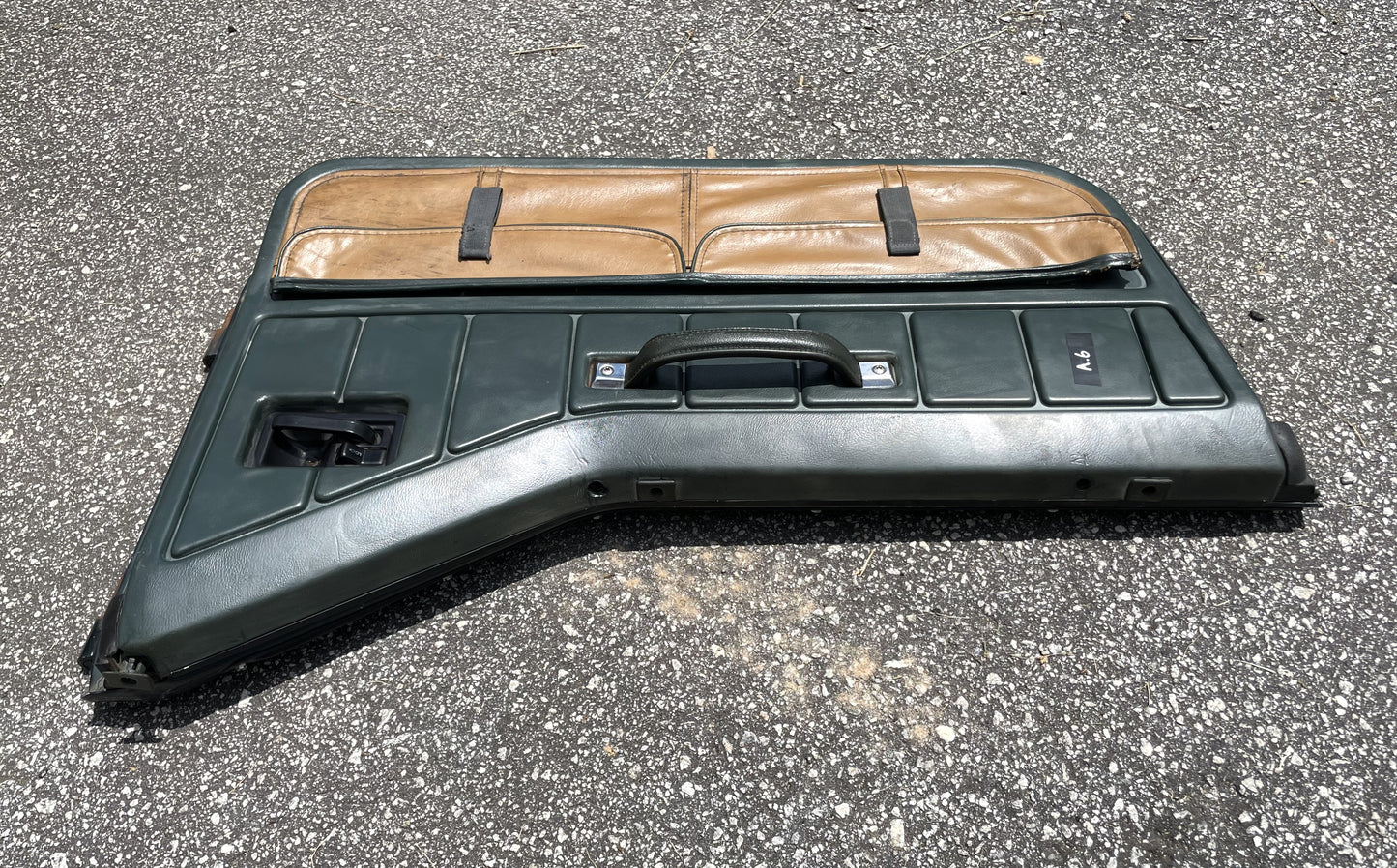 Jeep Wrangler Dark Green Half Doors Sahara YJ CJ7 Factory Steel Door w/ pouches