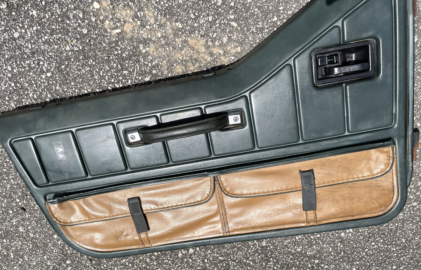 Jeep Wrangler Dark Green Half Doors Sahara YJ CJ7 Factory Steel Door w/ pouches