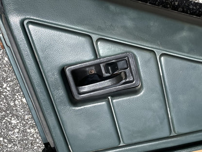 Jeep Wrangler Dark Green Half Doors Sahara YJ CJ7 Factory Steel Door w/ pouches
