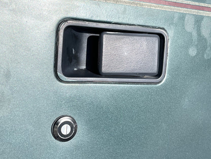 Jeep Wrangler Dark Green Half Doors Sahara YJ CJ7 Factory Steel Door w/ pouches