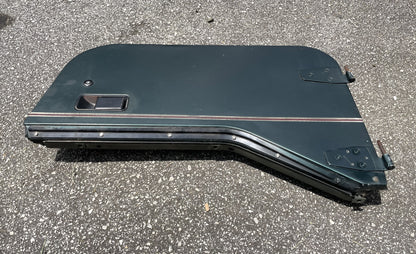 Jeep Wrangler Dark Green Half Doors Sahara YJ CJ7 Factory Steel Door w/ pouches