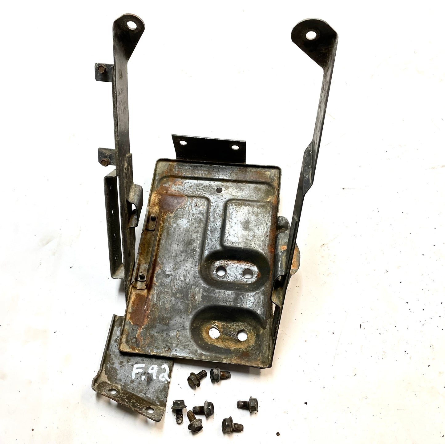 Bandeja de batería para Jeep YJ, soporte de pared de fábrica compatible con Wrangler 87-90 