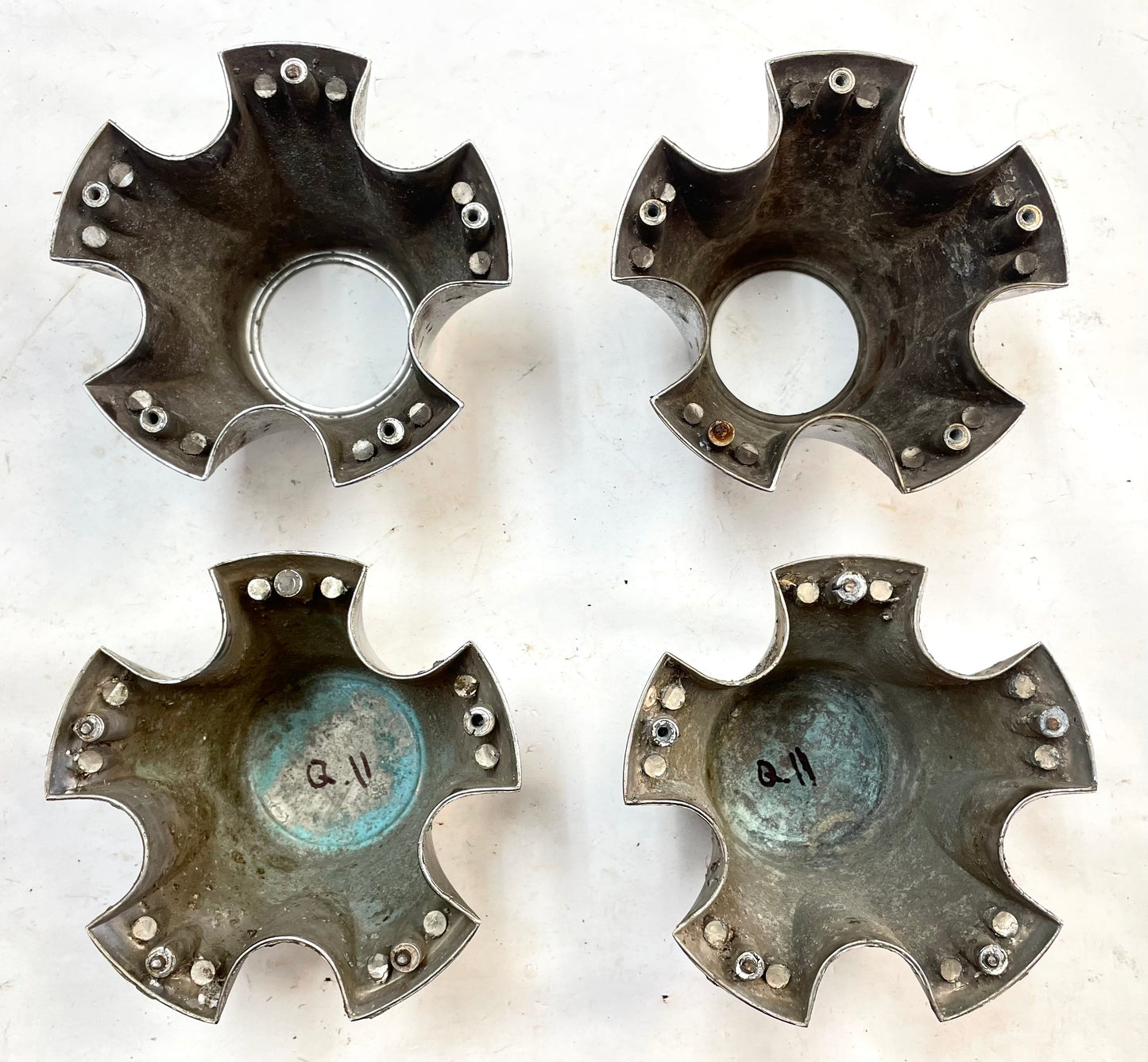 Jeep CJ center caps CJ5 CJ7 FACTORY chrome wheel Centers Laredo cap FREE SHIP!