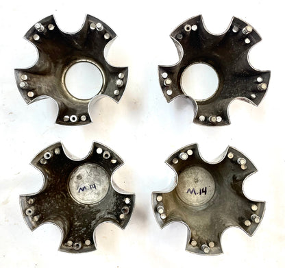 Jeep CJ center caps CJ5 CJ7 FACTORY chrome wheel Centers Laredo cap FREE SHIP