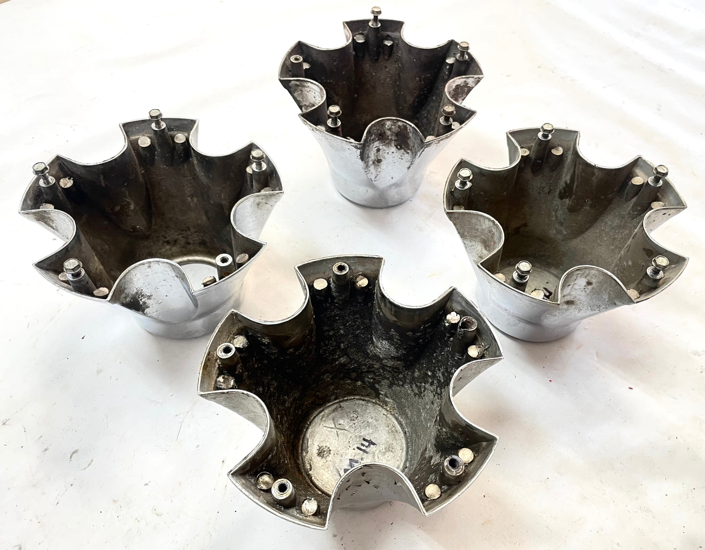 Jeep CJ center caps CJ5 CJ7 FACTORY chrome wheel Centers Laredo cap FREE SHIP