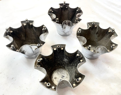 Jeep CJ center caps CJ5 CJ7 FACTORY chrome wheel Centers Laredo cap FREE SHIP