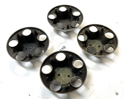 4 Jeep YJ TJ factory wheel center cap 52057619 silver grey centers Wrangler!