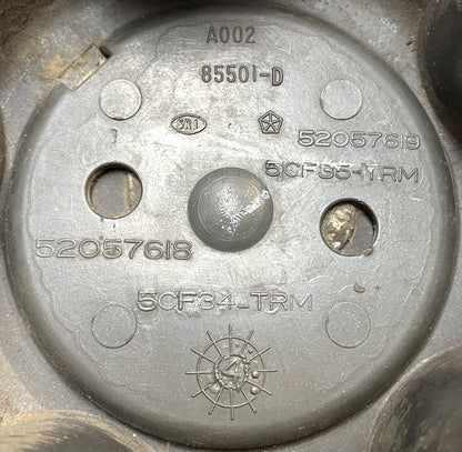 4 Jeep YJ TJ factory wheel center cap 52057619 silver grey centers Wrangler!